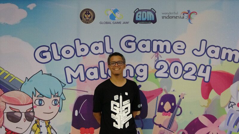 Arif Bawono Surya selaku penanggung jawab event Global Game Jam Malang 2024